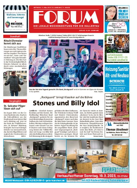Forum Hallertau vom 15.03.2023