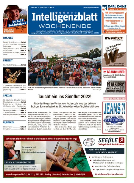 Intelligenzblatt Dorfen Wochenende vom 25.06.2022