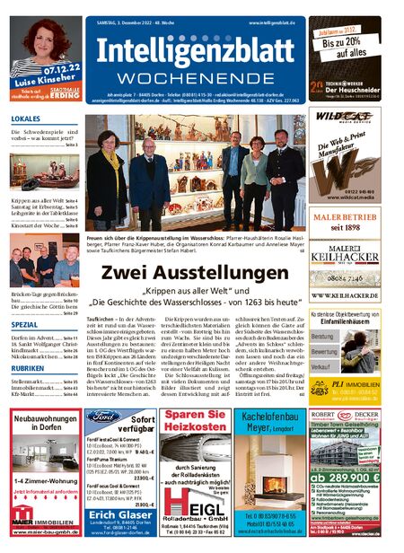 Intelligenzblatt Dorfen Wochenende vom 03.12.2022