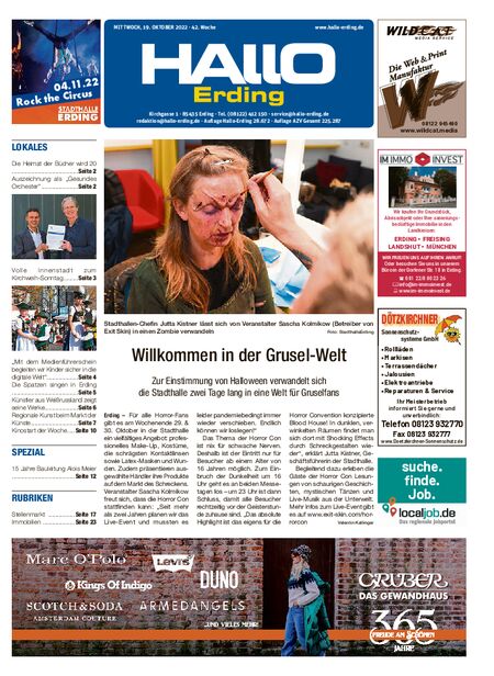 E-Paper für Erding - Meine Anzeigenzeitung