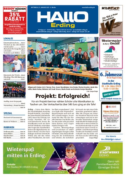 E-Paper für Erding - Meine Anzeigenzeitung